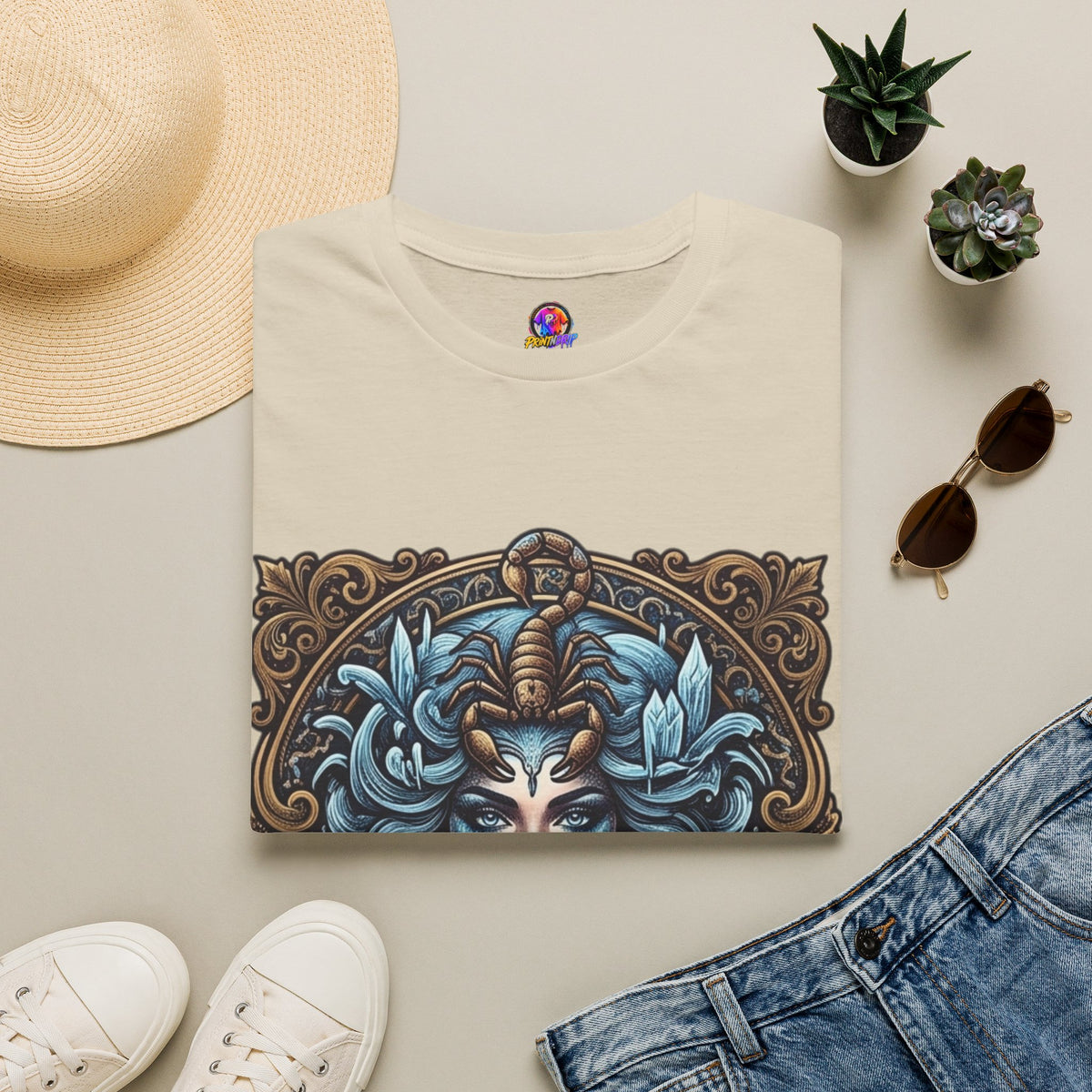 Scorpio Astrology T-Shirt — "Beautifully Intense" Zodiac Graphic Tee