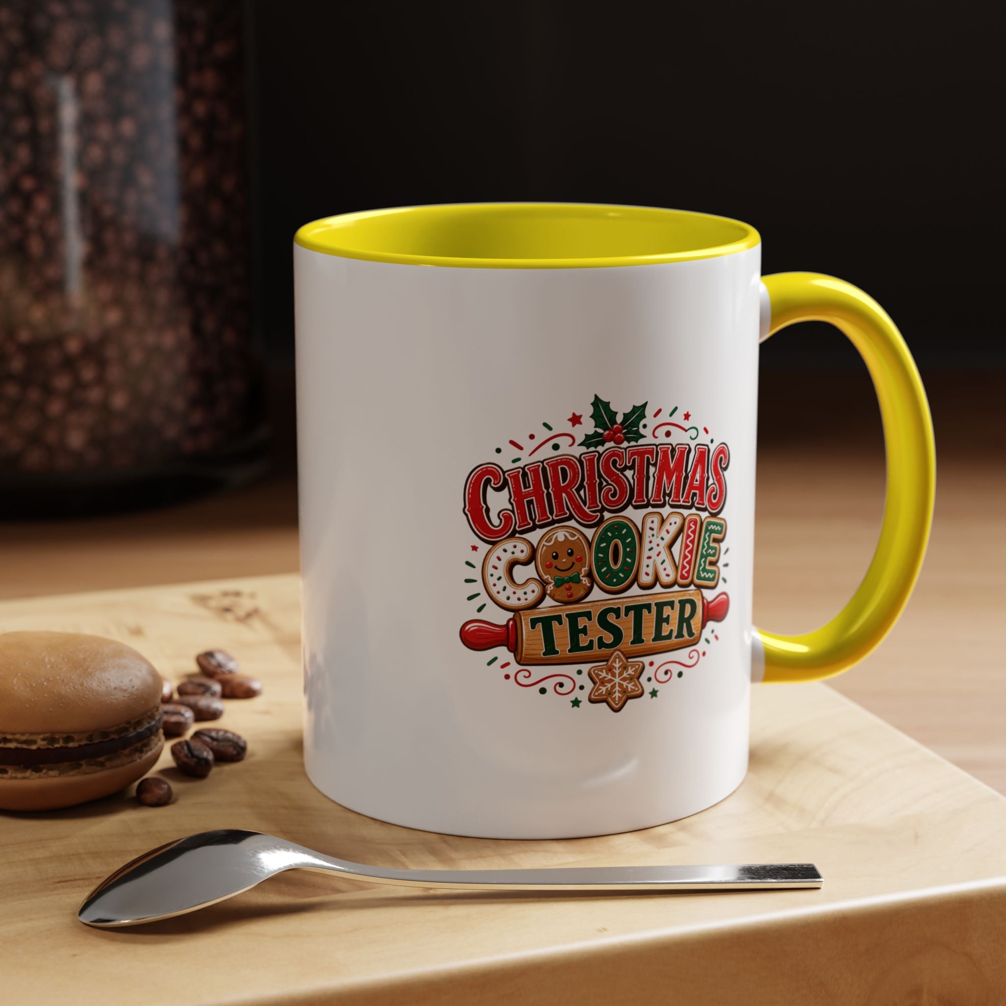 Christmas Cookie Tester Mug — Holiday Coffee Cup