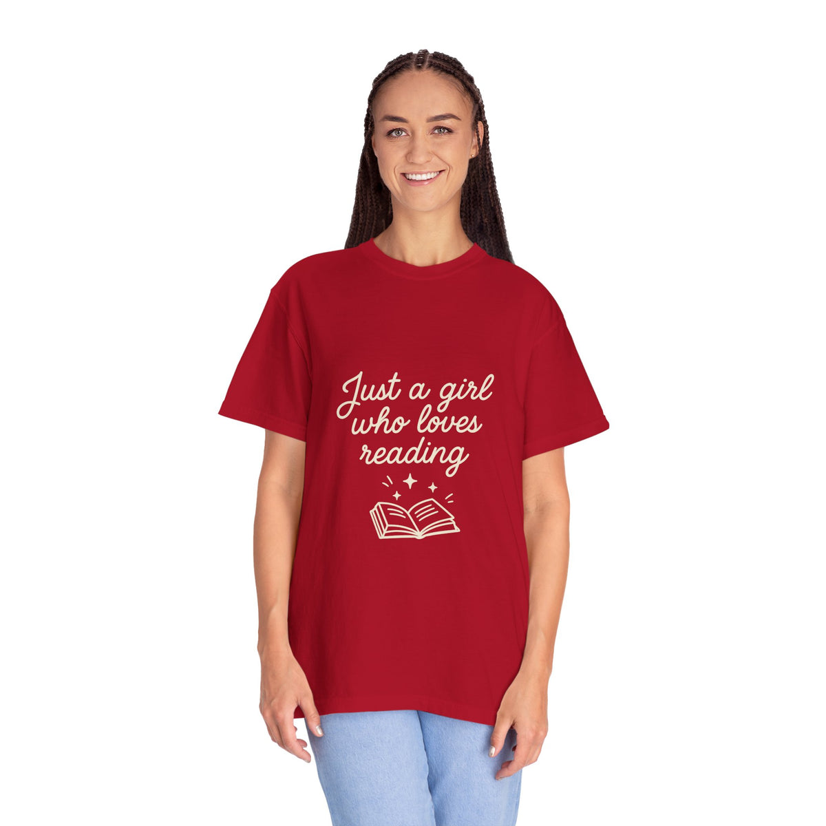 Reading Lover T‑Shirt — "Just a Girl Who Loves Reading" Graphic Tee - Trending Now - October 2026