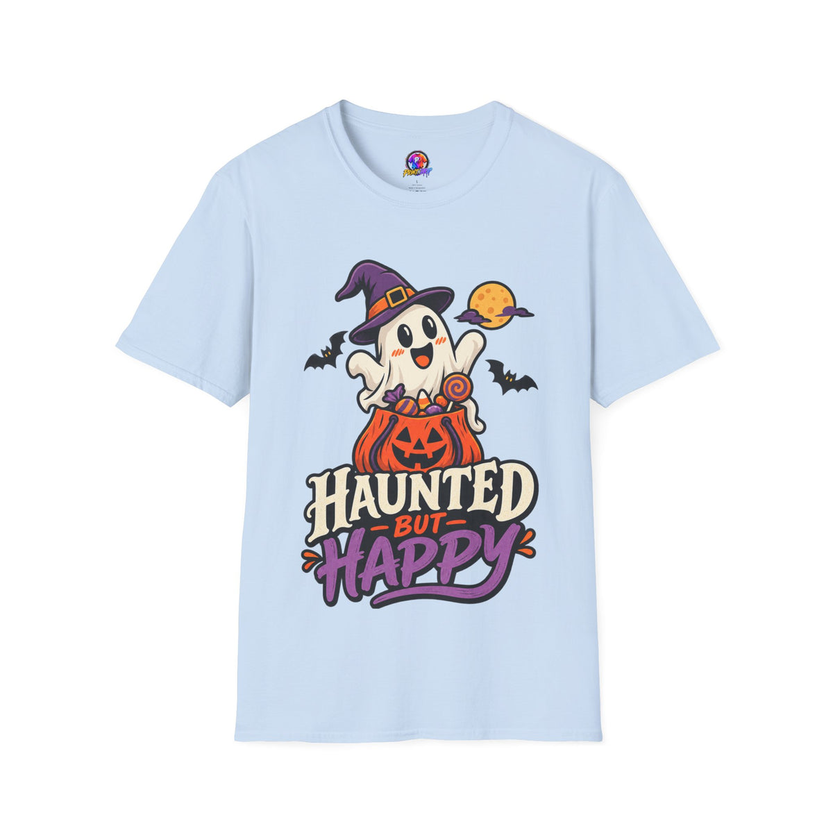 Haunted But Happy Halloween T-Shirt