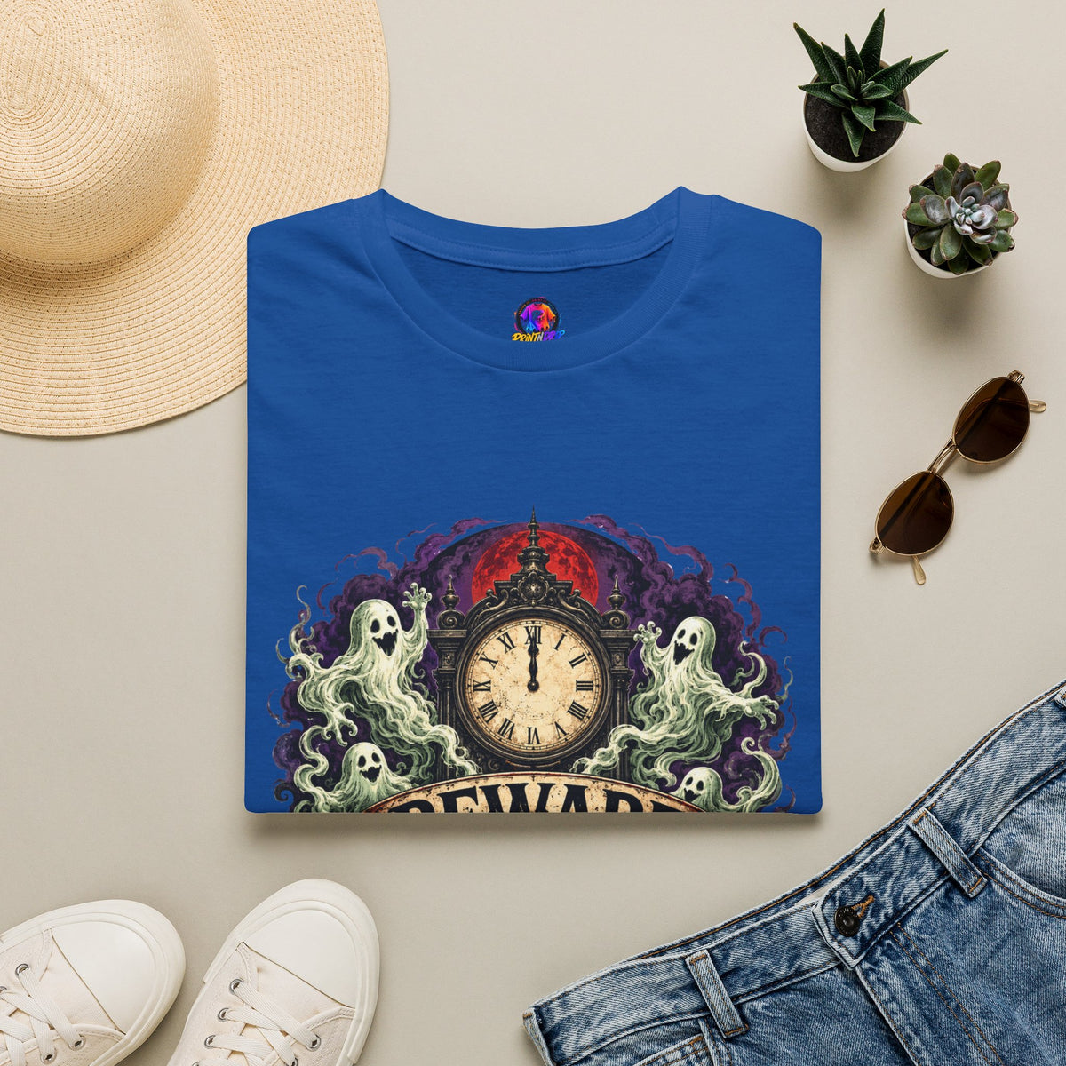 Halloween Beware Of Midnight Unisex Softstyle T-Shirt
