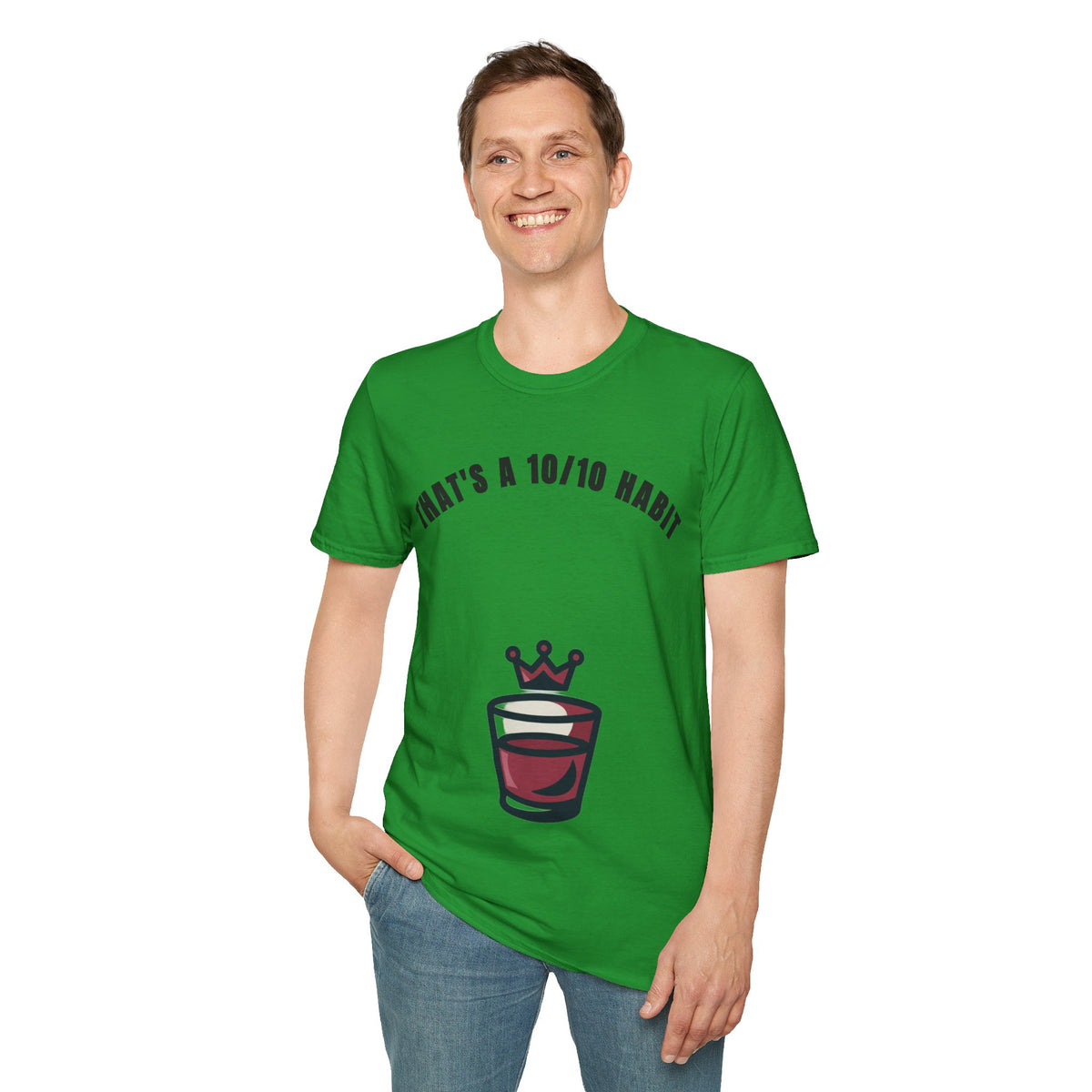 That's a 10/10 Habit T-Shirt — Coffee & Routine Graphic Tee - Trending Now - September 2026