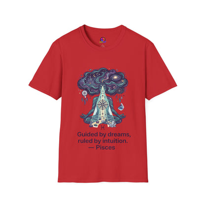 Dreamy Meditation T-Shirt — 'Guided by dreams, ruled by intuition' Spiritual Art Tee