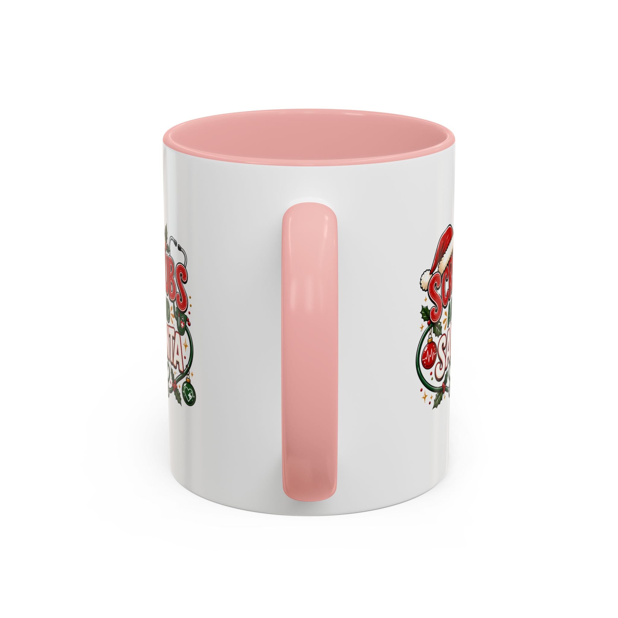 Coffee Mug — "Scrubs and Santa" Christmas Nurse Mug