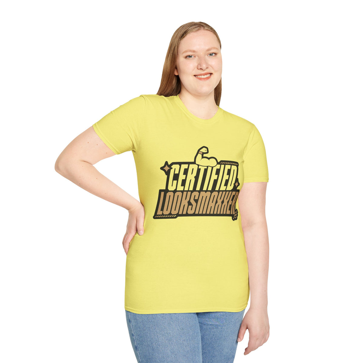 Certified Looksmaxxer T-Shirt — Funny Fitness & Glow-Up Tee - Trending Now - August 2026
