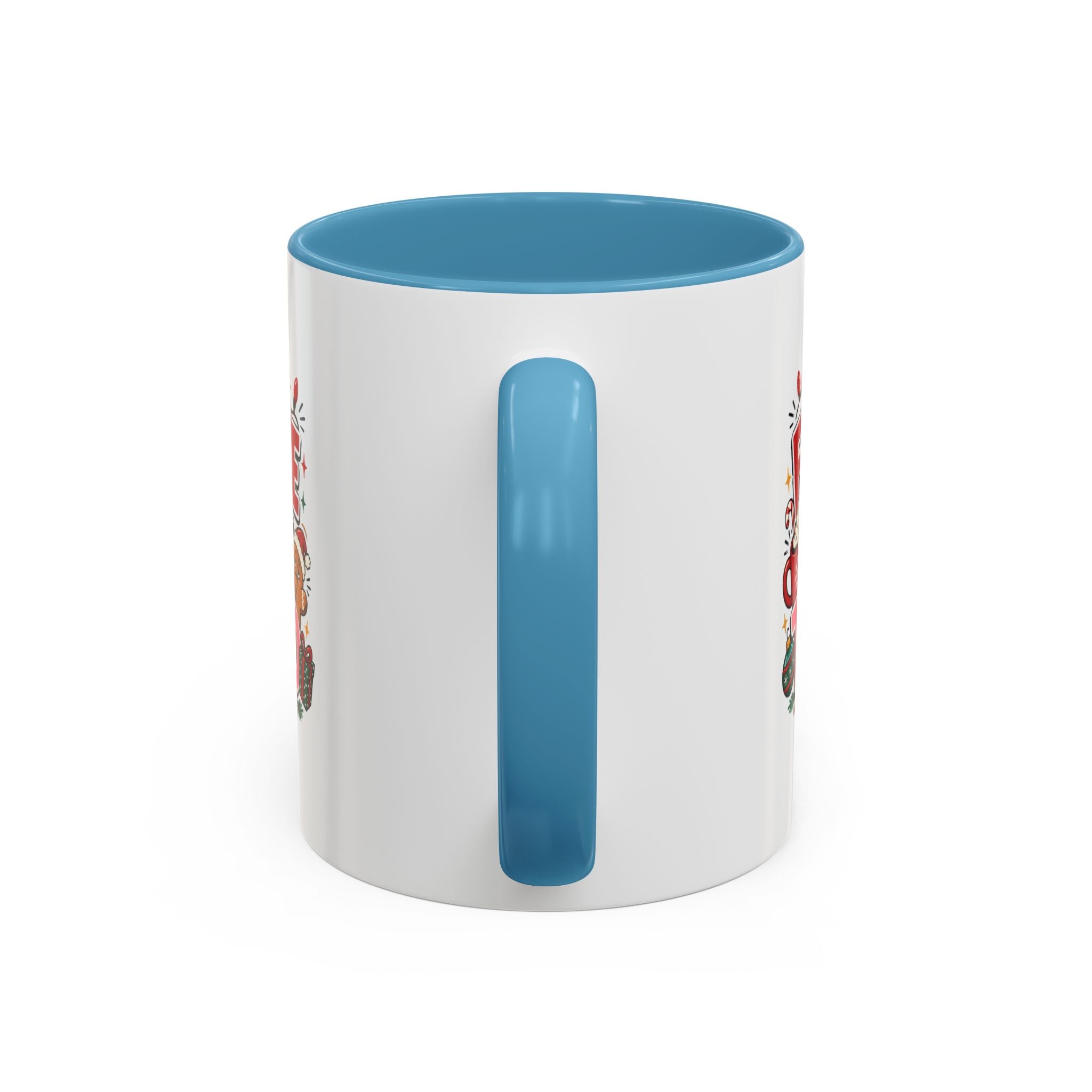 Modern Day Christmas Festive But Tired Accent Coffee Mug — Funny Christmas Holiday Coffee Cup (11/15 oz)