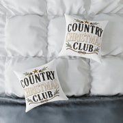 Country Christmas Club Pillow