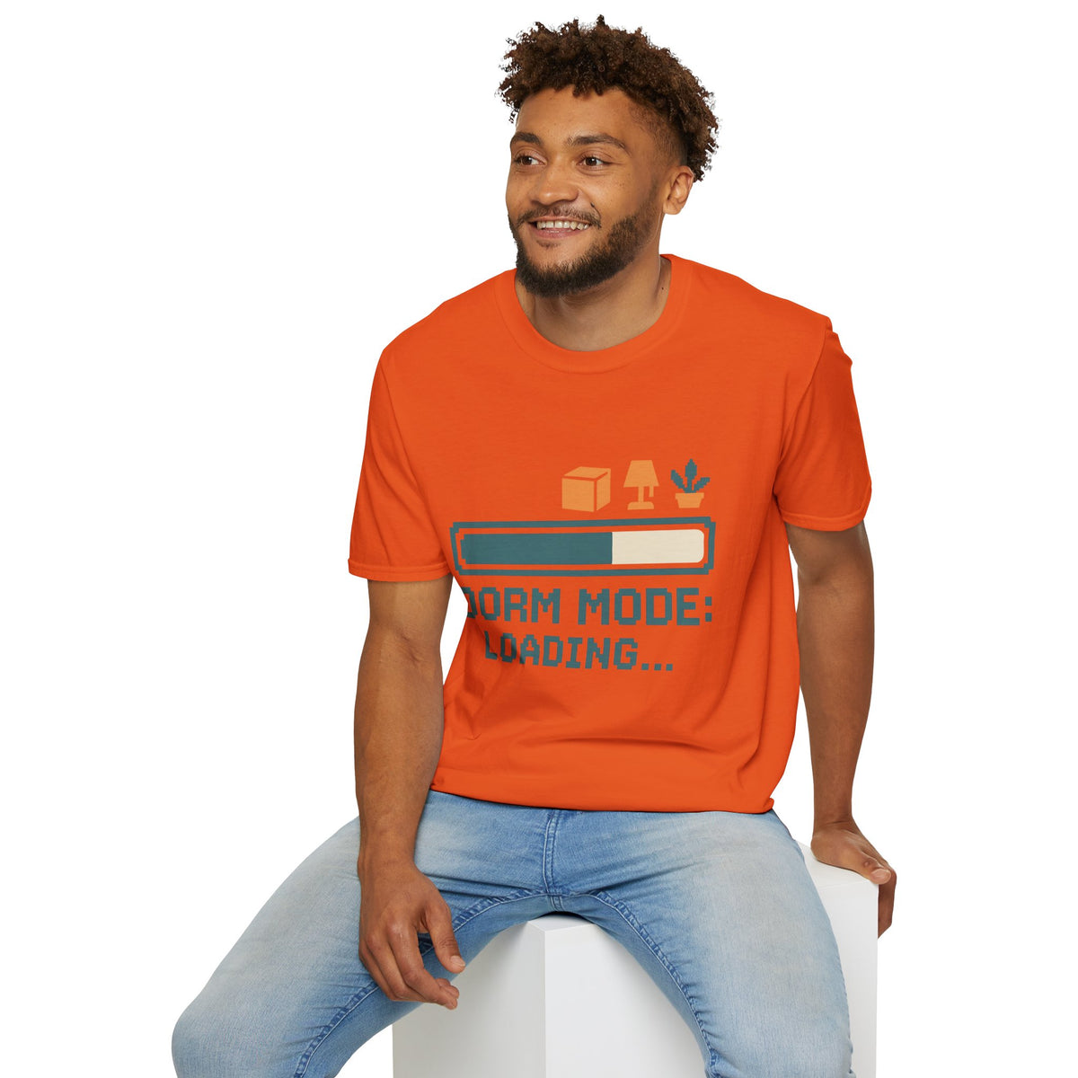 Dorm Mode Loading T‑Shirt — Funny Moving/College Moving Tee - Trending Now - August 2026