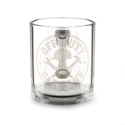 Off Duty Dad Glass Mug — 10oz Clear Coffee Cup for Fathers, Father’s Day Gift Milo Bailey Dog Dad Mom  Glass Mug 10 oz