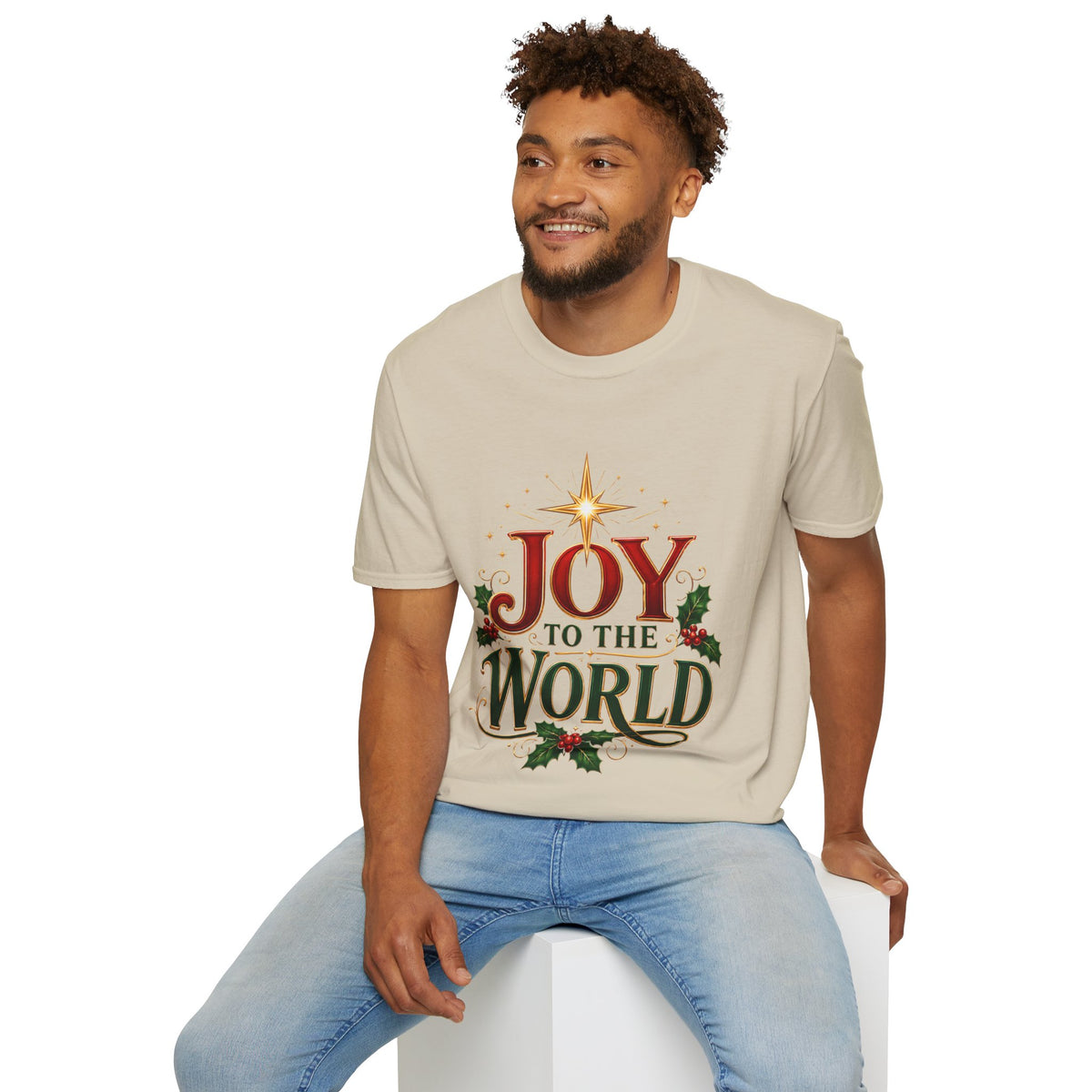 Joy to the World T-Shirt — Festive Christmas Holiday Tee
