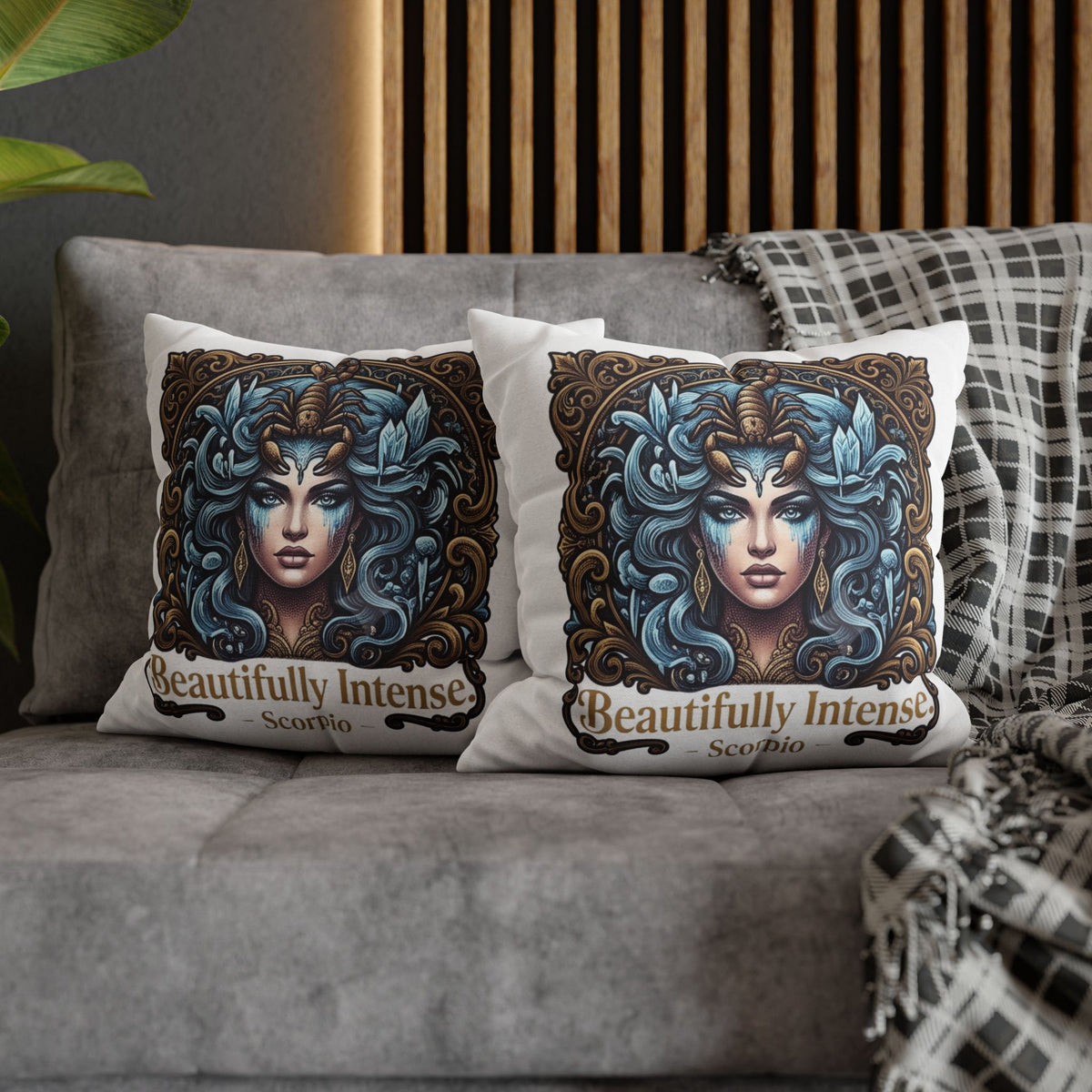 Scorpio 'Beautifully Intense' Decorative Pillowcase