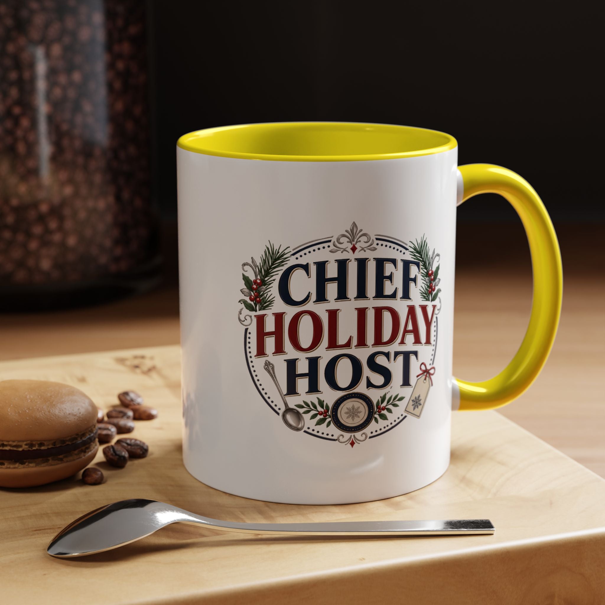 Christmas Chief Holiday Host Coffee Mug — Festive Christmas Morning Gift