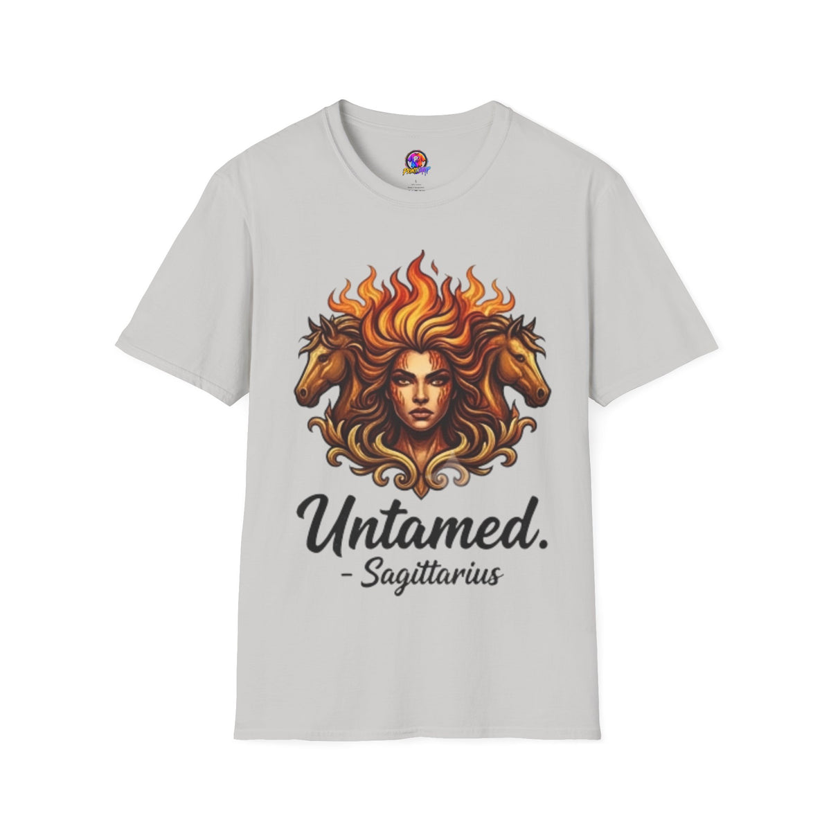 Sagittarius 'Untamed' Zodiac T-Shirt — Fiery Archer Astrology Tee