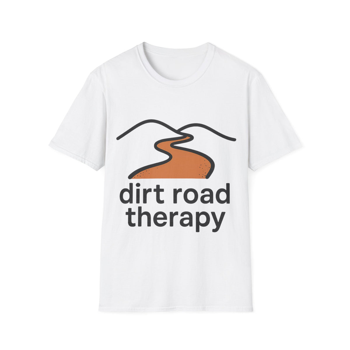Dirt Road Therapy Minimalist Driving T-Shirt, Funny Country Road Trip Offroad Graphic Tee - Trending Now - September 2026