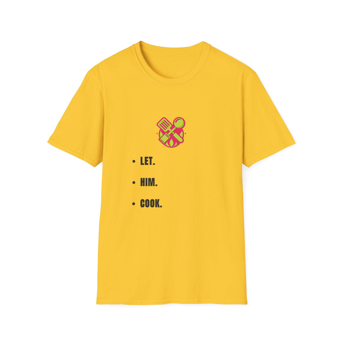 T-Shirt — LET. HUM. COOK. Minimalist Cooking Heart Graphic - Trending Now - September 2026