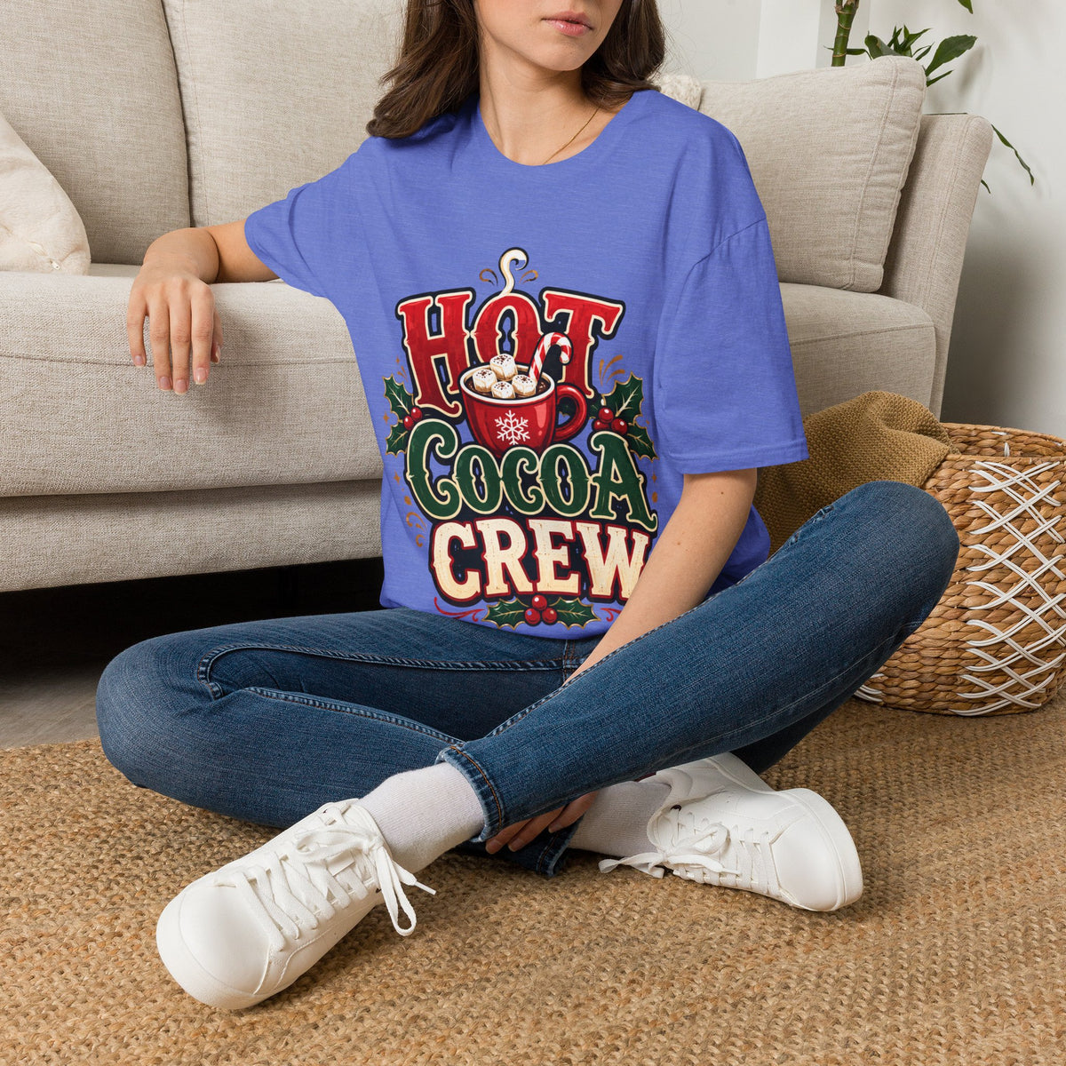 Hot Cocoa Crew T‑Shirt — Cozy Holiday Hot Chocolate Graphic Tee