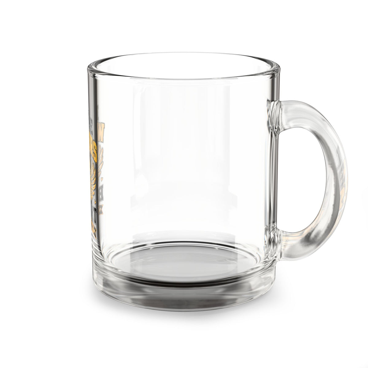 Little Warriors Big Fight Childhood  Cancer Awareness Glass Mug