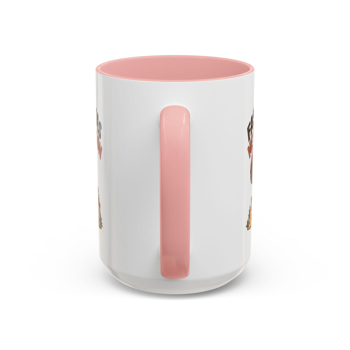 Funny And Witty "Fasting Was Never An Option" Accent Coffee Mug (11, 15oz)