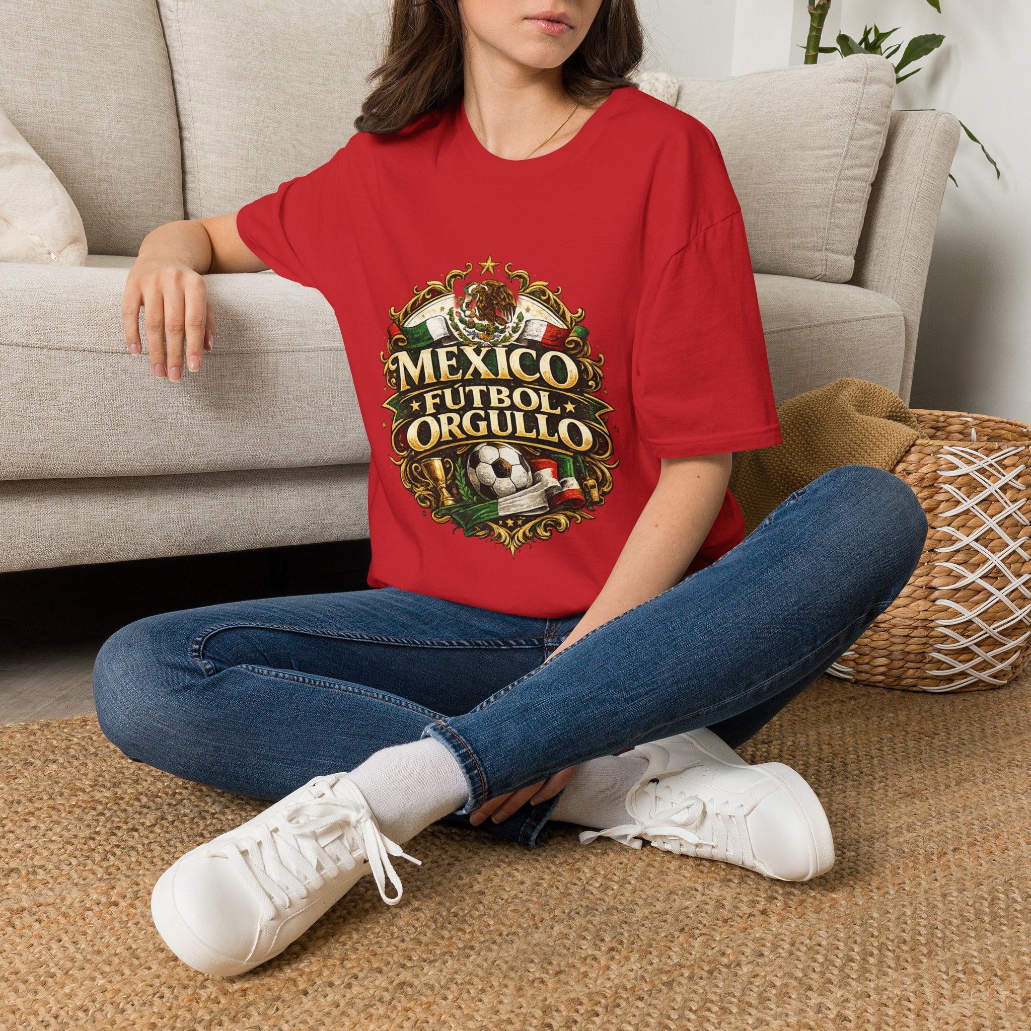Mexico Fútbol Orgullo T-Shirt — Mexican Soccer Pride Graphic Tee