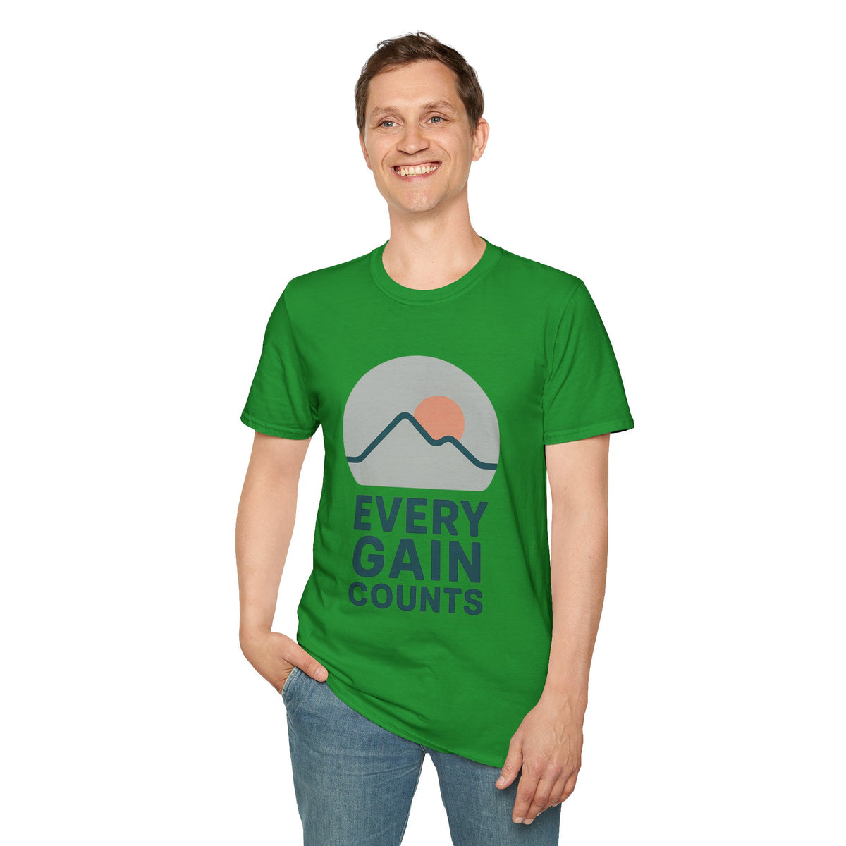 Every Gain Counts Mountain T-Shirt — Inspirational Hiking Tee - Trending Now - September 2026