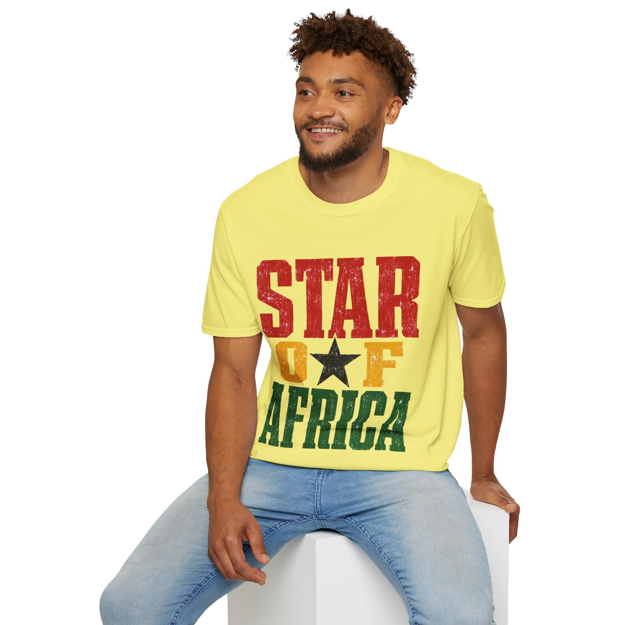 Ghana Star of Africa T-Shirt — Retro Pan-African Graphic Tee