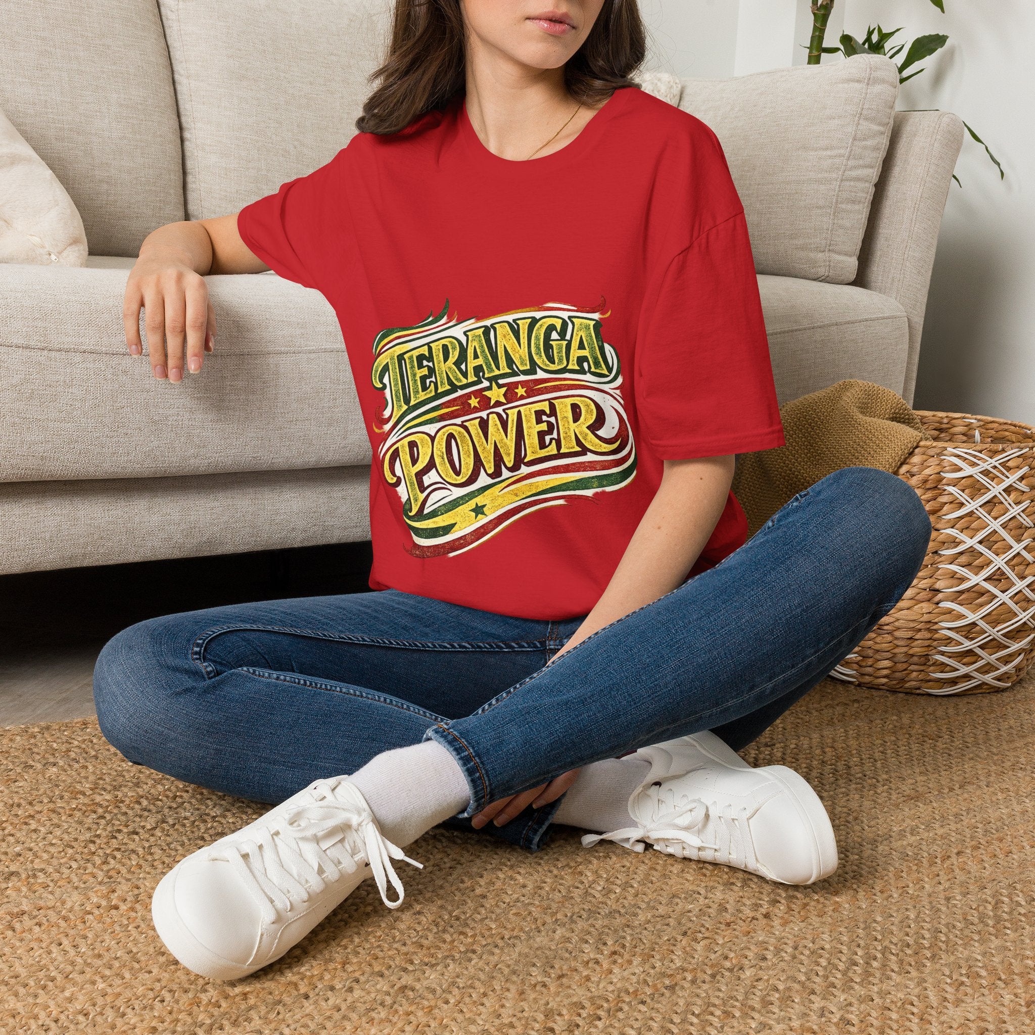 Senegal Teranga Power T-Shirt — Retro Senegal Pride Graphic Tee