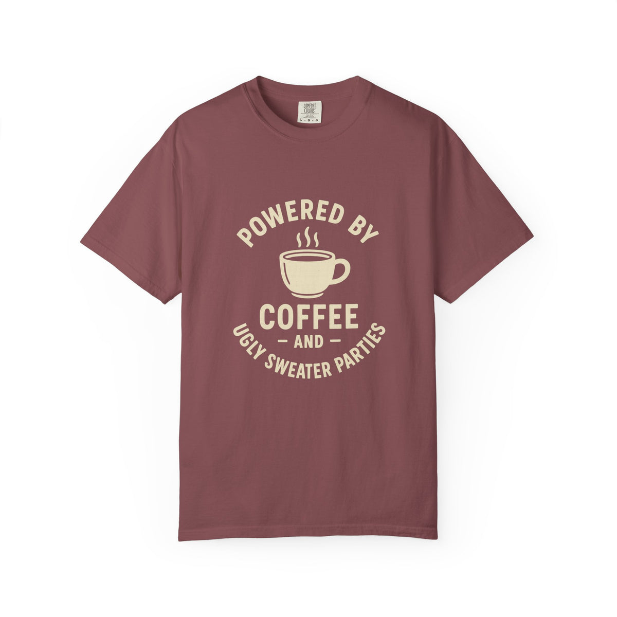 Powered by Coffee T-Shirt — Funny Coffee Lover Tee - Trending Now - October 2026