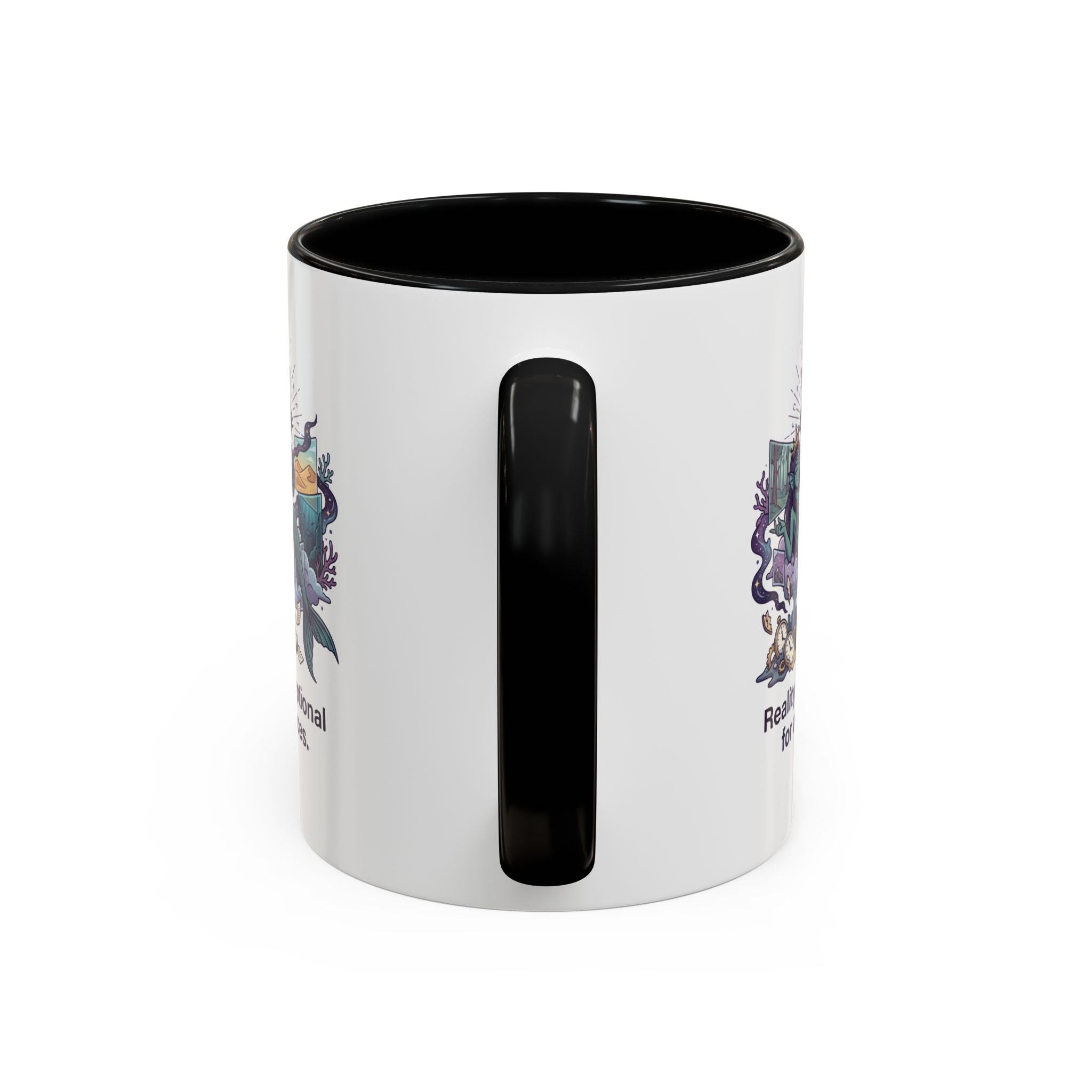 Pisces Zodiac Coffee Mug — "Reality is Optional for a Pisces" Accent Mug