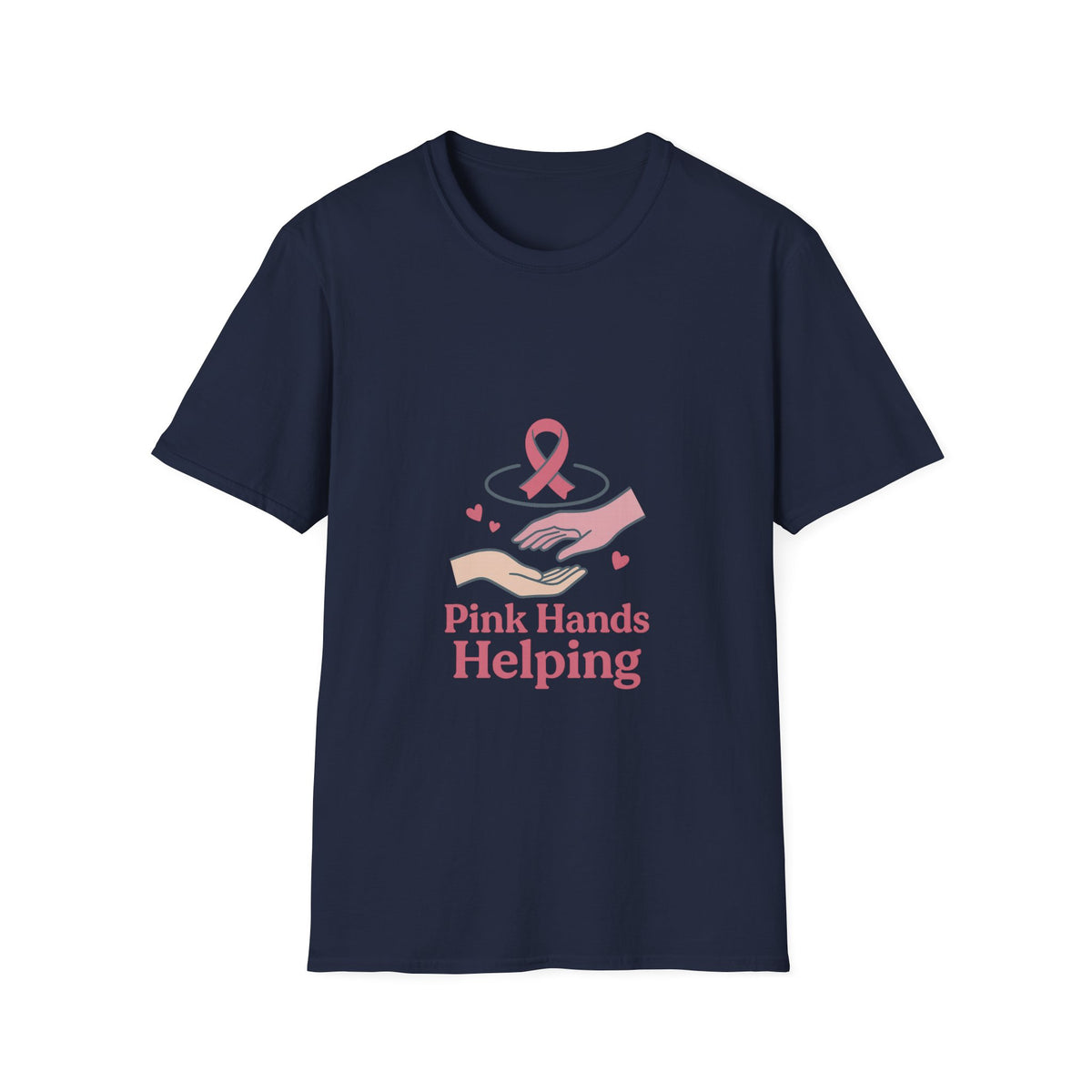 Breast Cancer Support T-Shirt — Pink Hands Helping Tee - Trending Now - October 2026