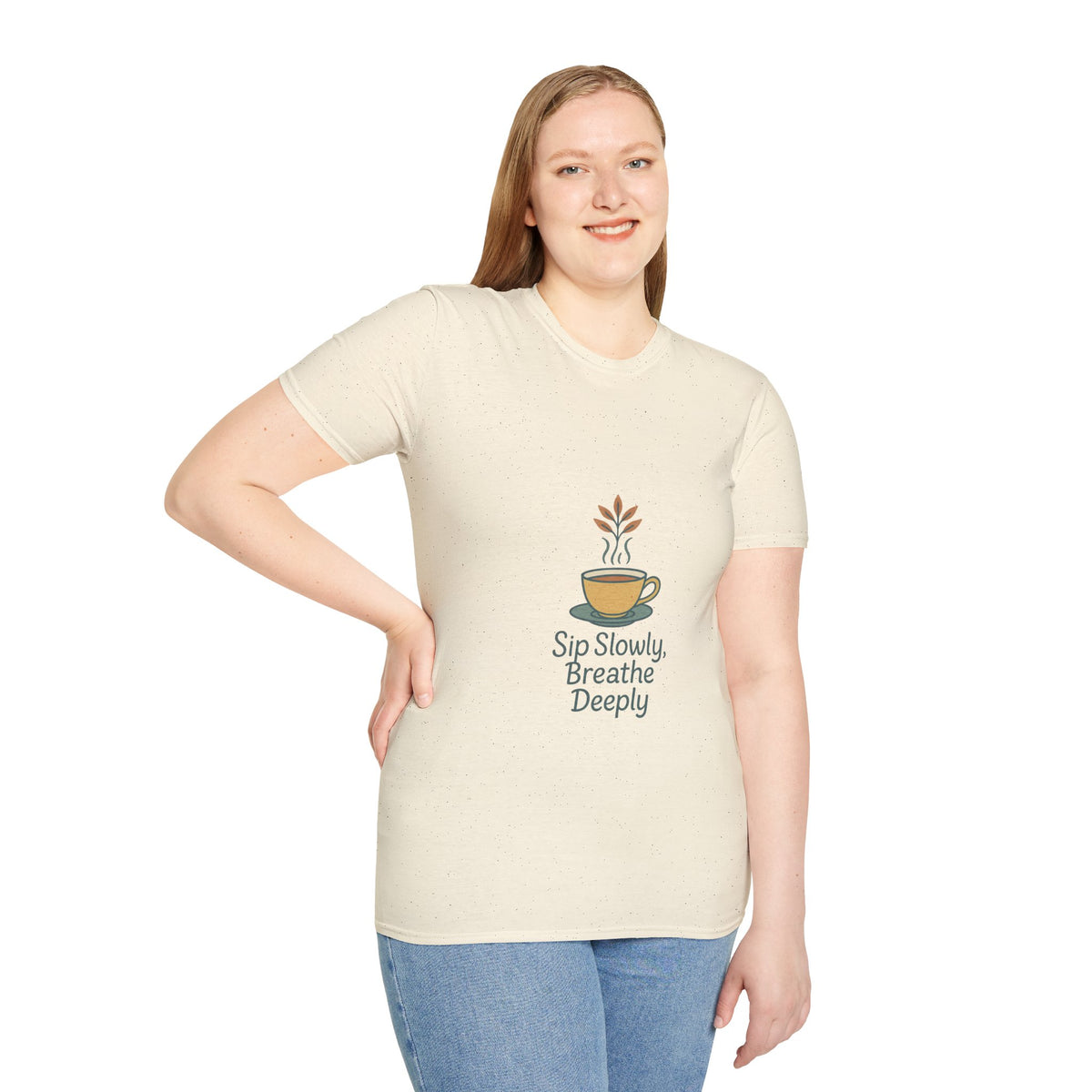 Sip Slowly, Breathe Deeply Tee — Relaxation Coffee Shirt - Trending Now - October 2026