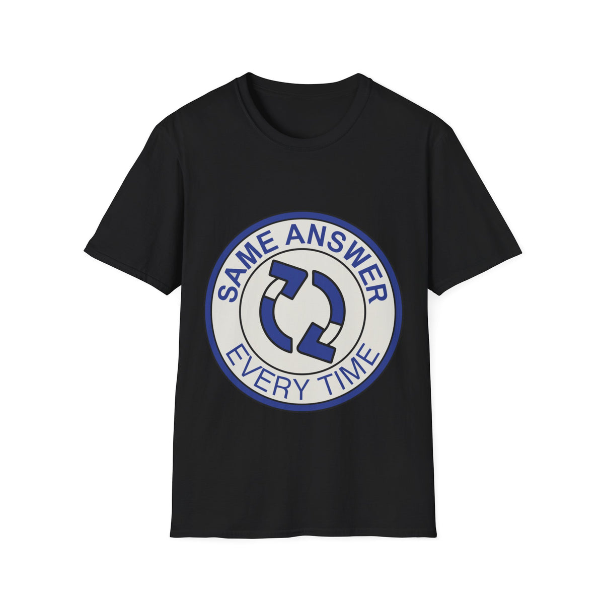 "Same Answer Every Time" Recycle Arrow Graphic Tee - Trending Now - September 2026