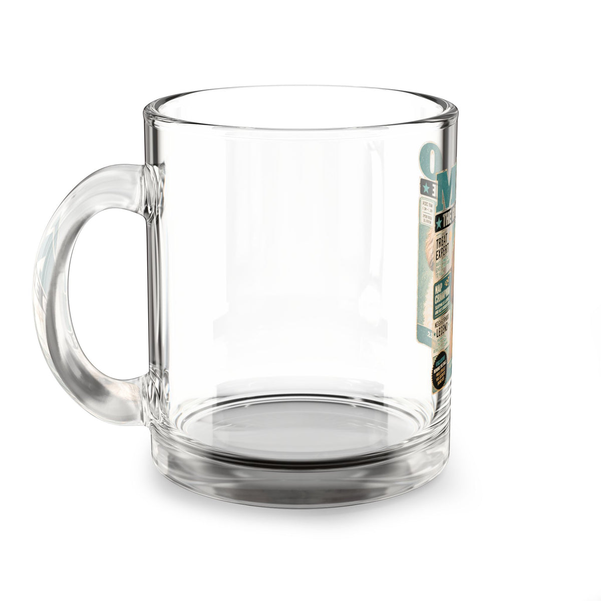 Milo 'Good Boy Issue' 10oz Glass Coffee Mug – Cute Dog Magazine Design Milo Bailey Dog Dad Mom  Glass Mug 10 oz