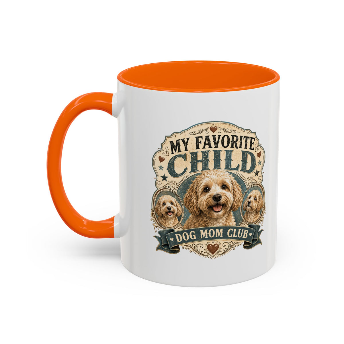 Milo Bailey Dog Dad Mom Dog Mom Coffee Mug - "My Favorite Child" Poodle Doodle Gift