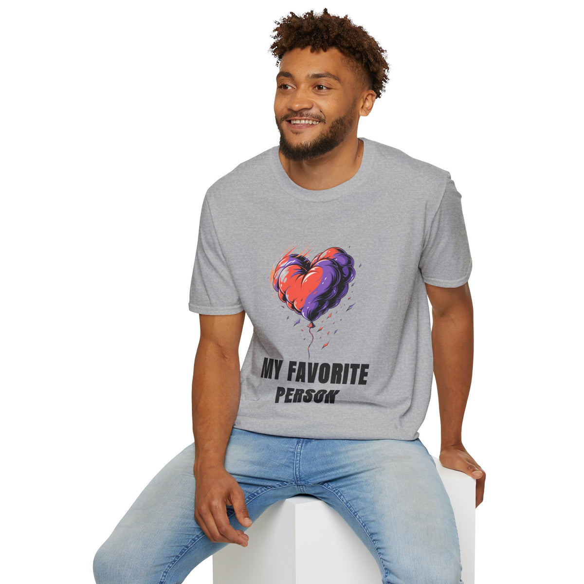 Heart Graphic T-Shirt — "My Favorite Person" Casual Tee - Trending Now - August 2026