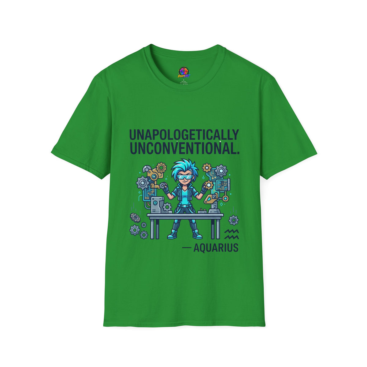 Aquarius Zodiac Unapologetically Unconventional Graphic T-Shirt