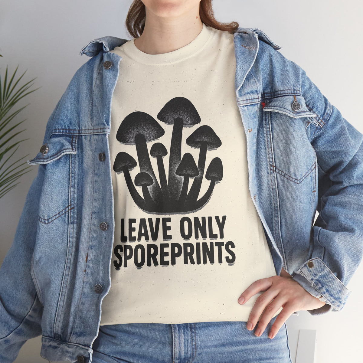 Mushroom Tee — "Leave Only Sporeprints" Eco Nature Graphic Shirt - Trending Now - August 2026