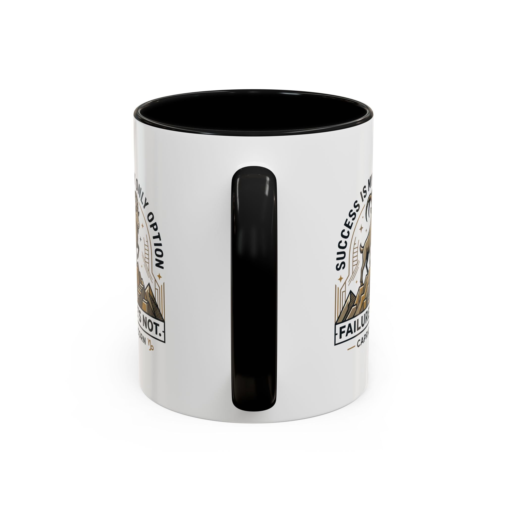 Capricorn Coffee Mug – "Success Is My Only Option, Failure's Not" Zodiac Gift