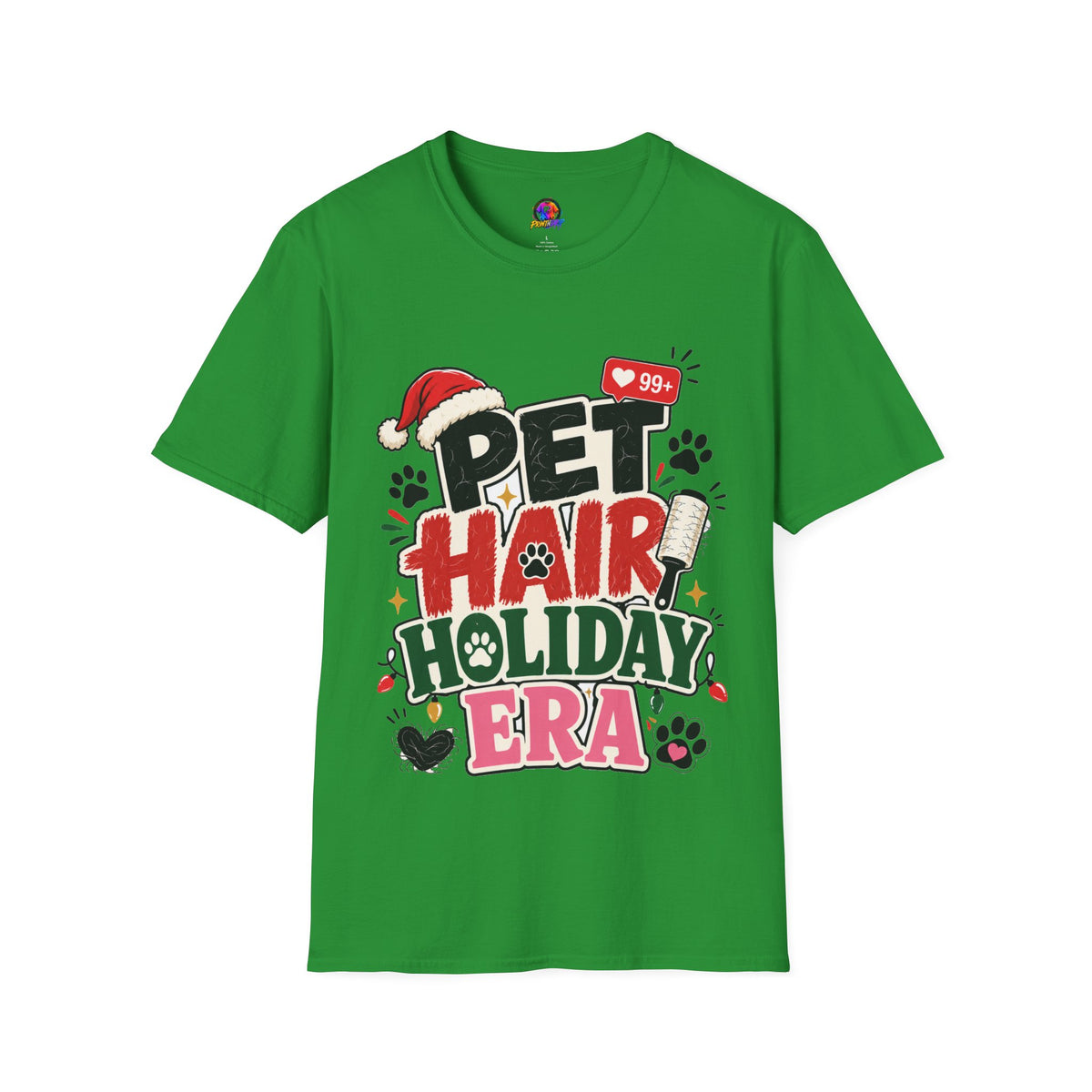 Pet Hair Holiday Tee — Funny Christmas Shirt for Pet Lovers