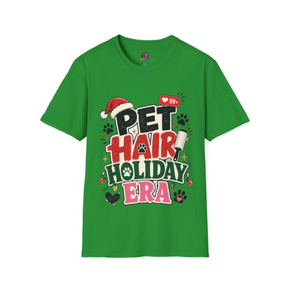Pet Hair Holiday Tee — Funny Christmas Shirt for Pet Lovers