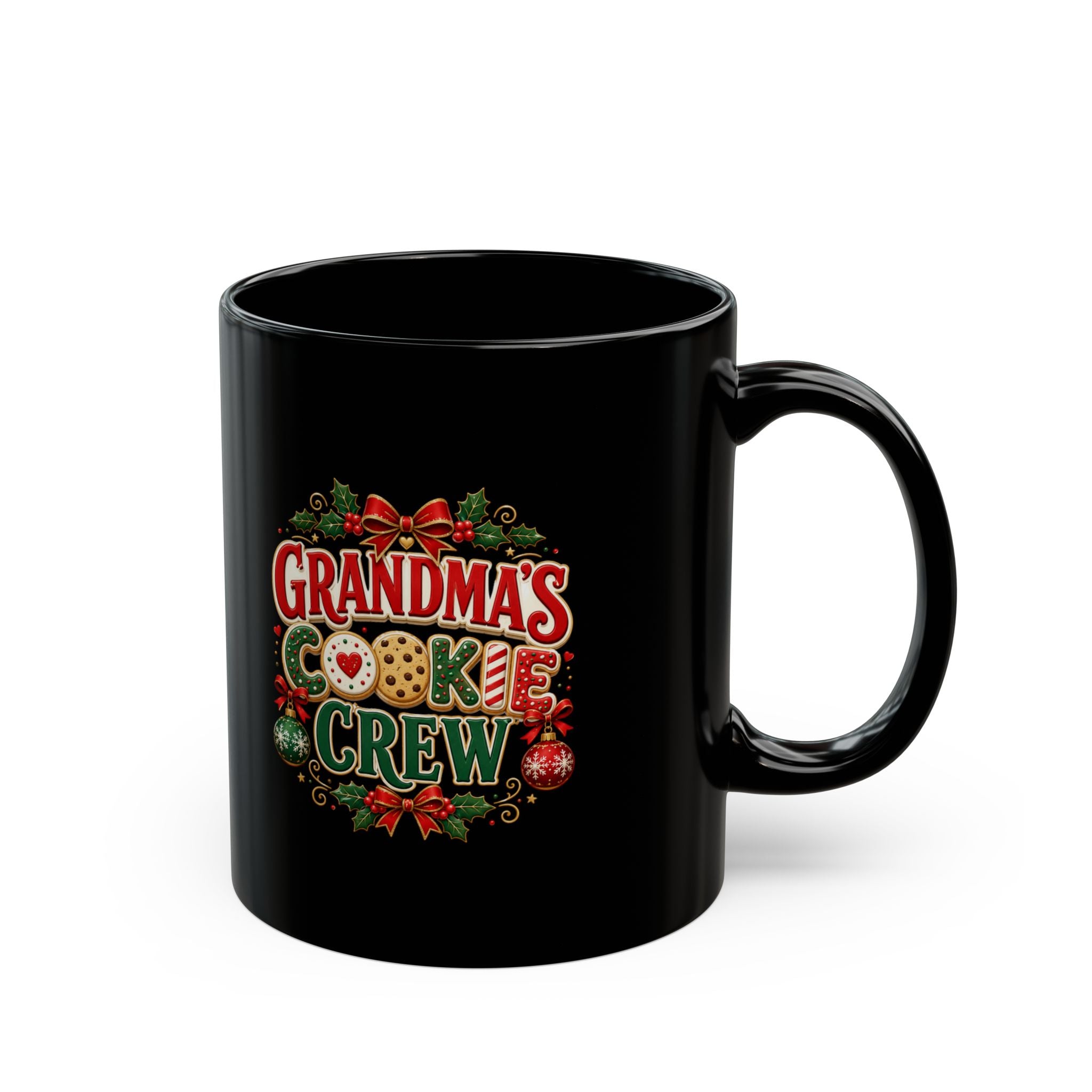 Grandma’s Cookie Crew Christmas Mug — Festive Holiday Coffee Cup