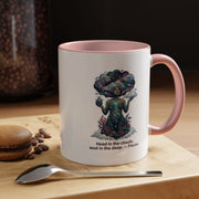 Pisces Coffee Mug — "Head in the clouds, soul in the deep" Accent Mug