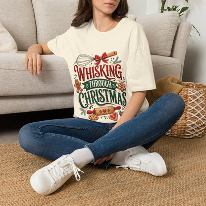 Christmas Baking T‑Shirt — "Whisking Through Christmas" Holiday Tee
