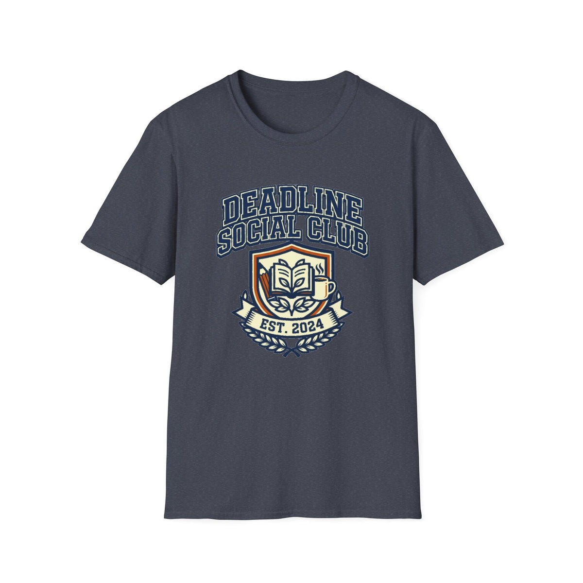 Deadline Social Club T-Shirt — Retro Collegiate Badge Tee - Trending Now - August 2026