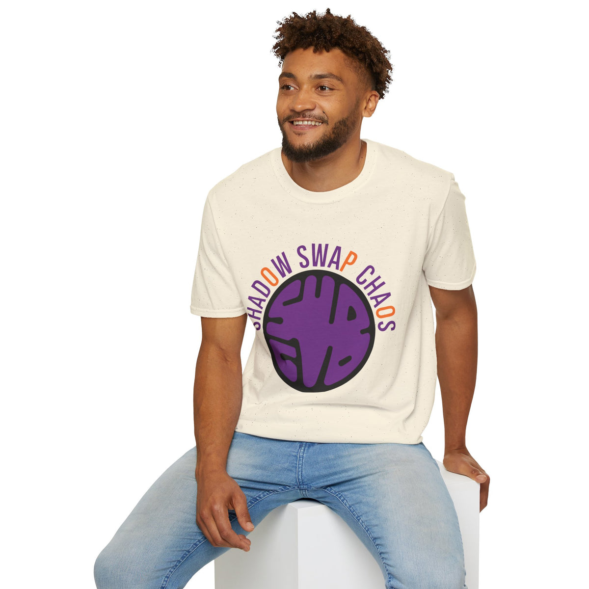 T-Shirt — "Shadow Swap Chaos" Purple Brain Graphic Tee - Trending Now - August 2026