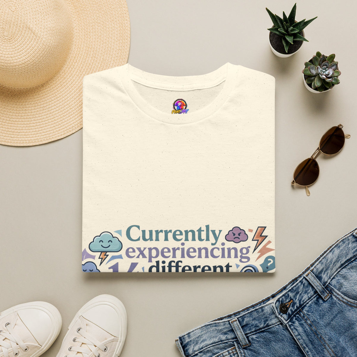 Currently Experiencing 14 Different Moods Simultaneously T-Shirt