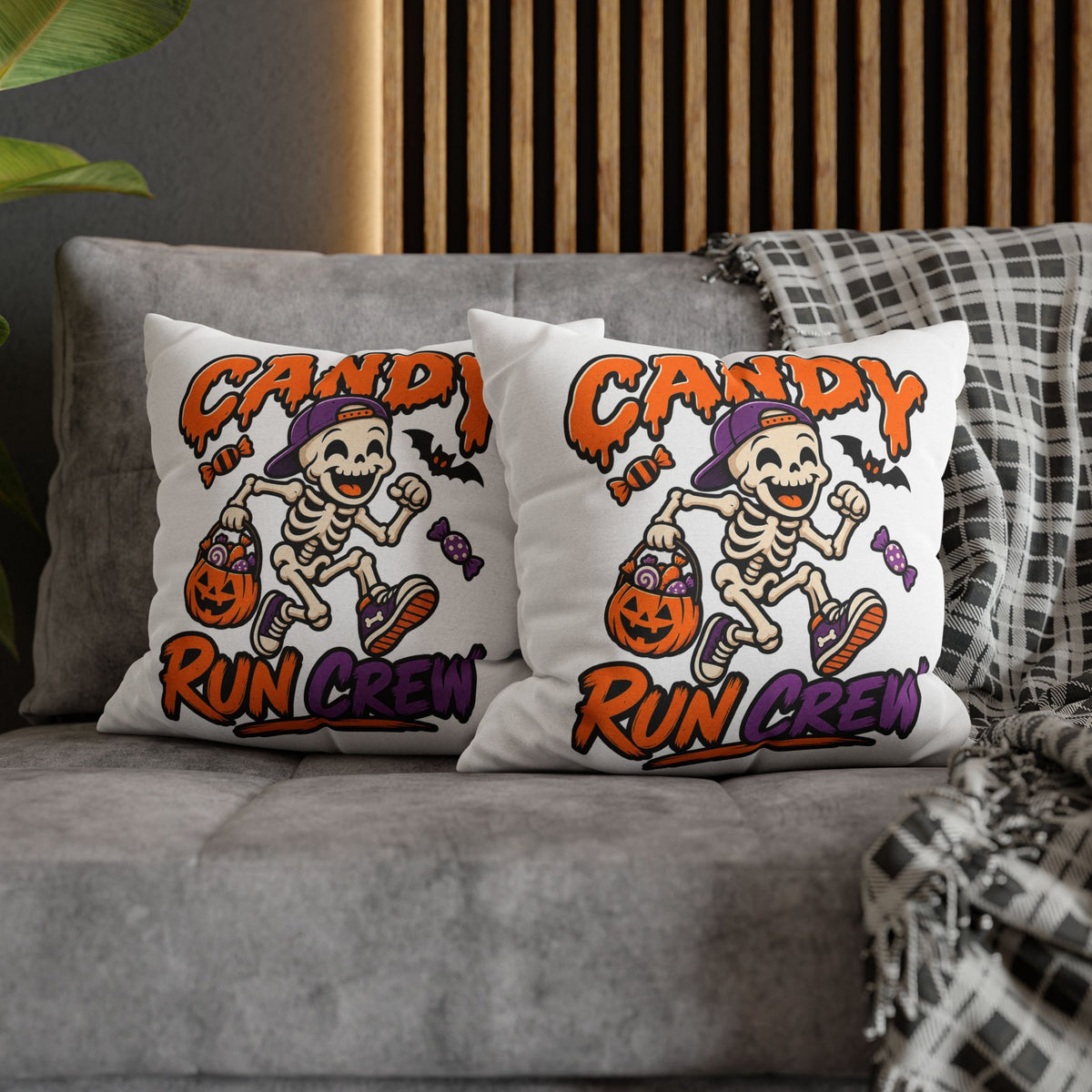 Candy Run Crew Halloween Pillowcase
