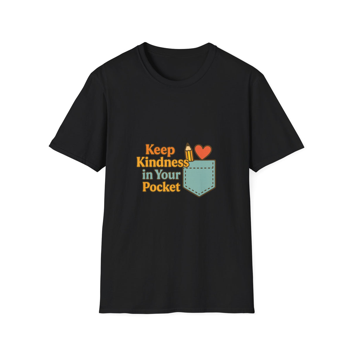 Pocket Positivity T-Shirt — "Keep Kindness In Your Pocket" Cute Heart Pocket Graphic - Trending Now - October 2026