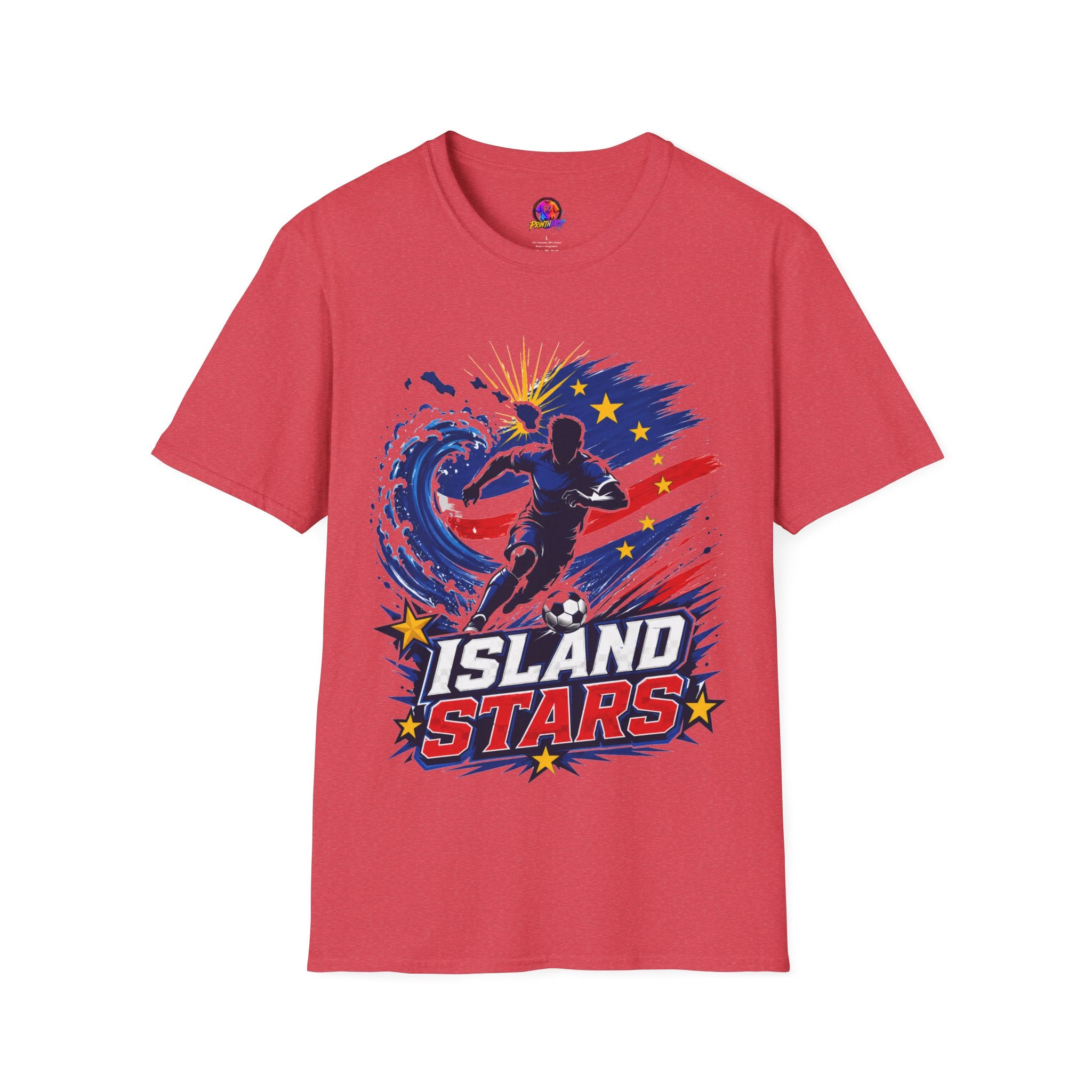 Cabo Verde Island Stars Soccer T-Shirt – Pacific Wave Football Team Tee