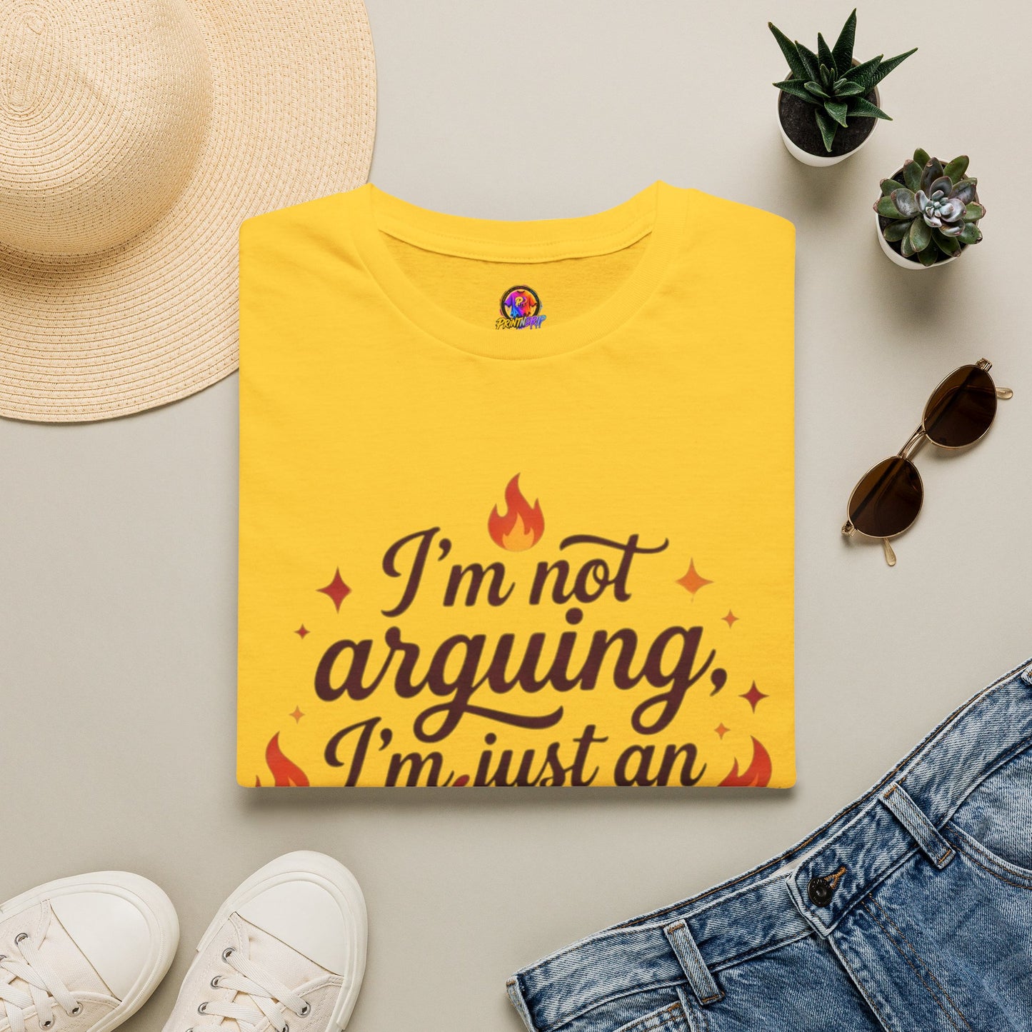 Aries Zodiac Tee — “I’m Not Arguing, I’m Just an Aries Explaining Why I’m Right”