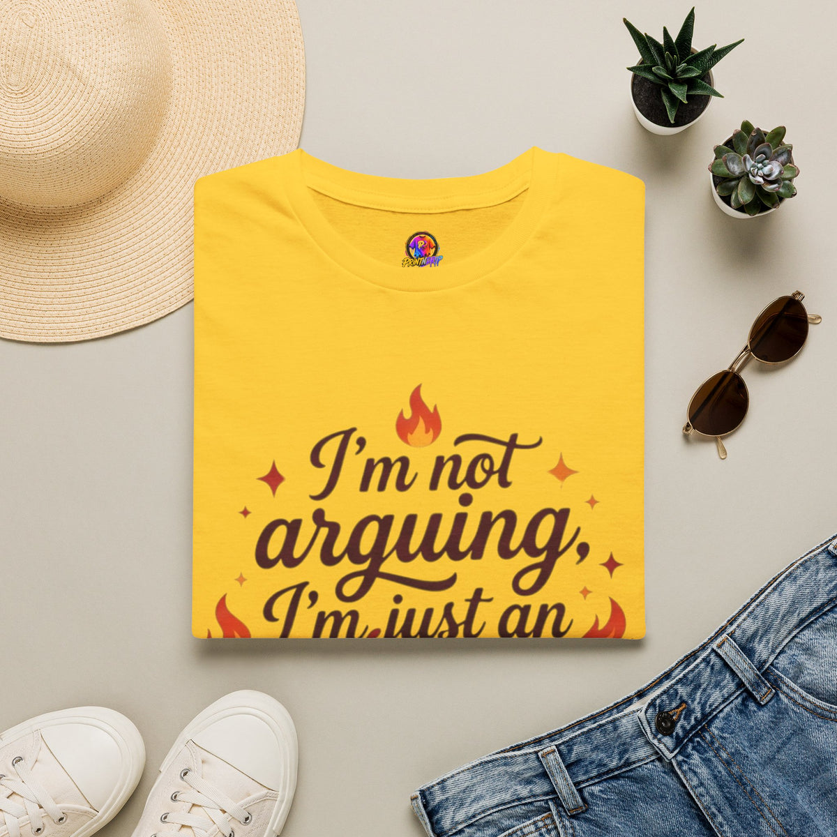 Aries Zodiac Tee — “I’m Not Arguing, I’m Just an Aries Explaining Why I’m Right”